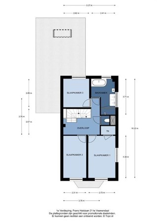 Floorplan - Frans Halslaan 21, 3904 XH Veenendaal